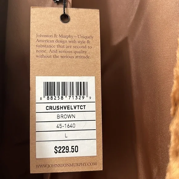 Johnston & Murphy Crushed Velvet Coat - Picture 3 of 8